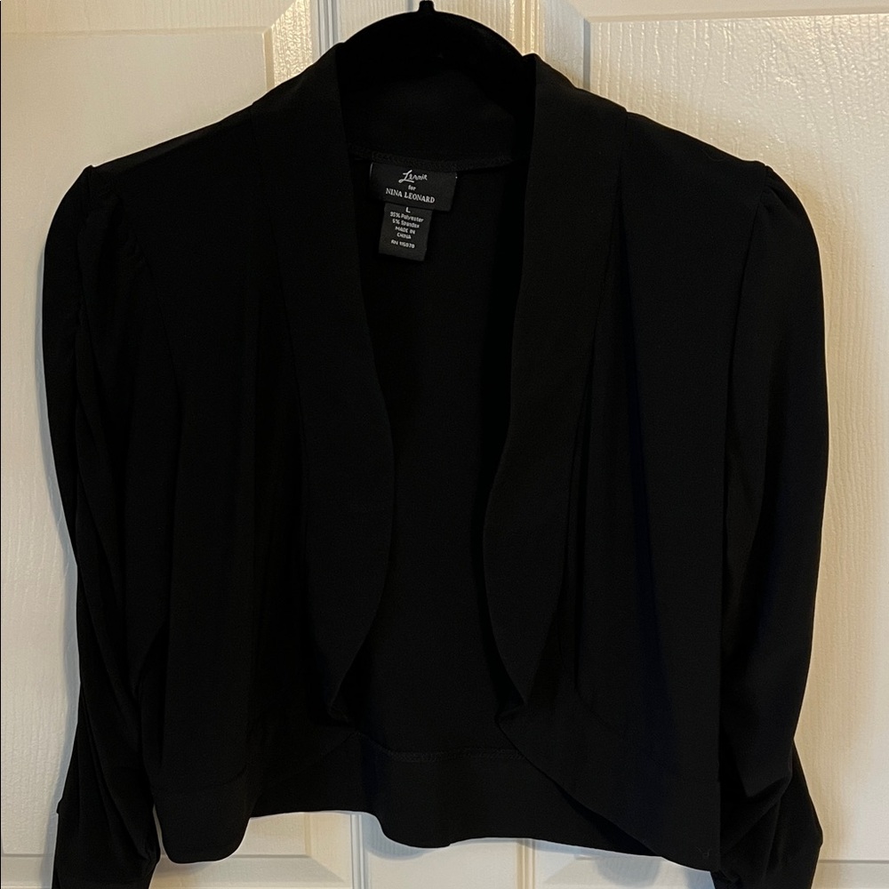 Black Long Sleeve Bolero/Shrug